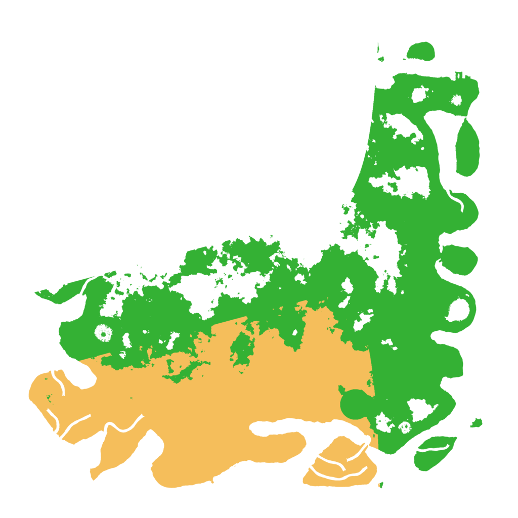 Biome Rust Map: Procedural Map, Size: 4500, Seed: 803806358