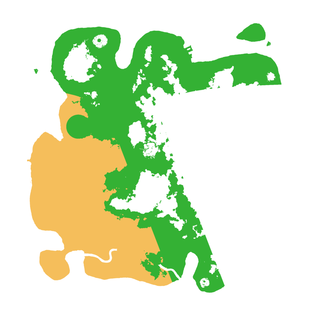 Biome Rust Map: Procedural Map, Size: 3500, Seed: 1705862216