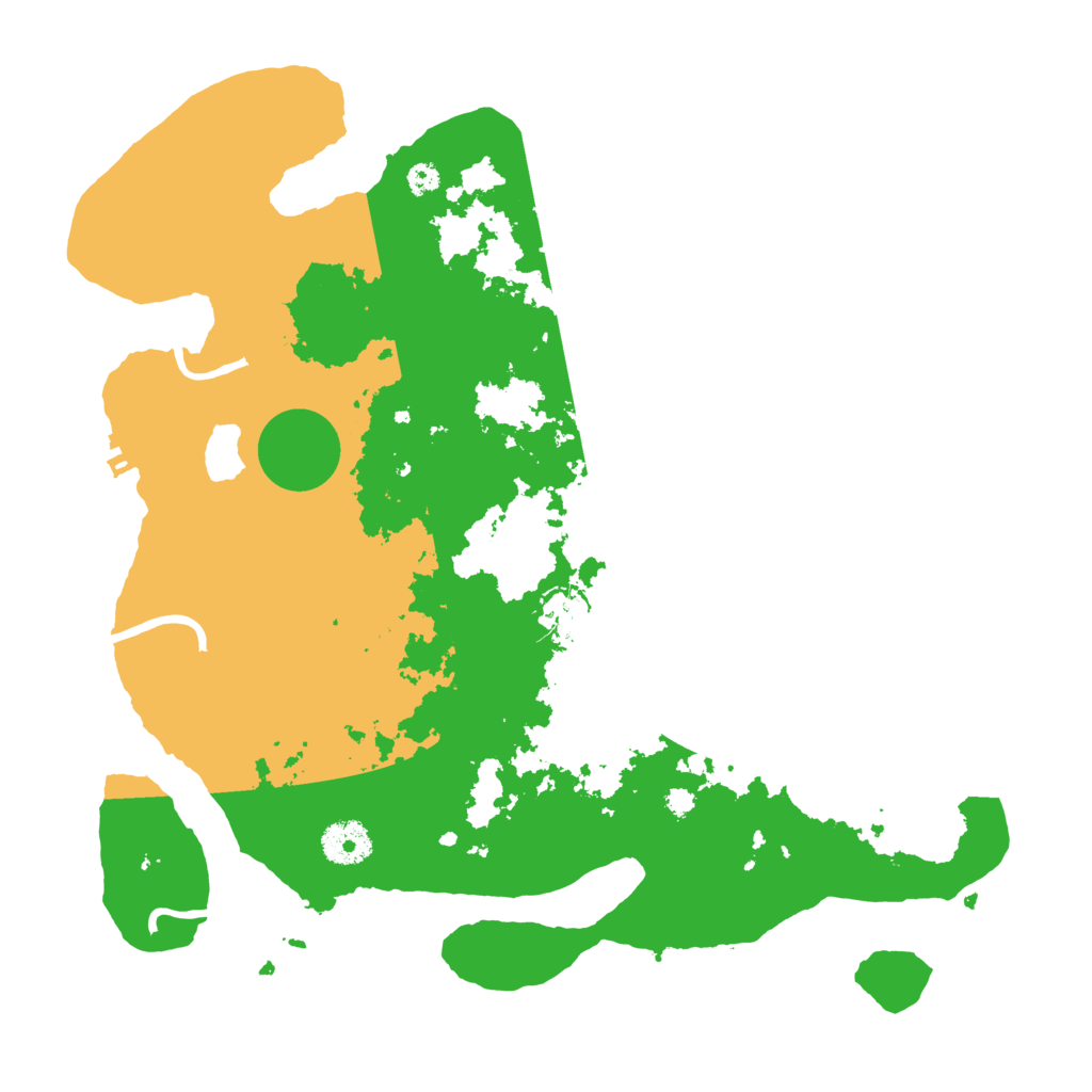 Biome Rust Map: Procedural Map, Size: 3500, Seed: 4563321