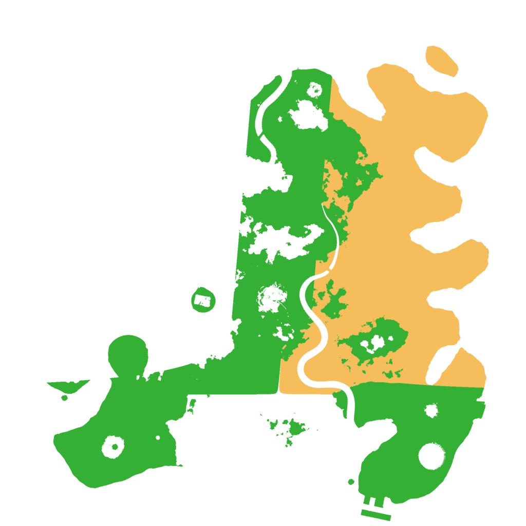 Biome Rust Map: Procedural Map, Size: 3550, Seed: 233541528