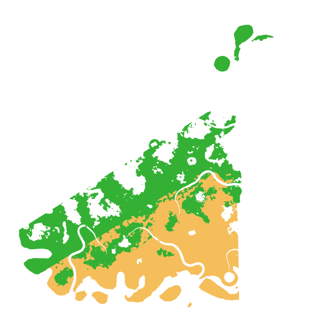 Biome Rust Map: Procedural Map, Size: 5550, Seed: 77700069