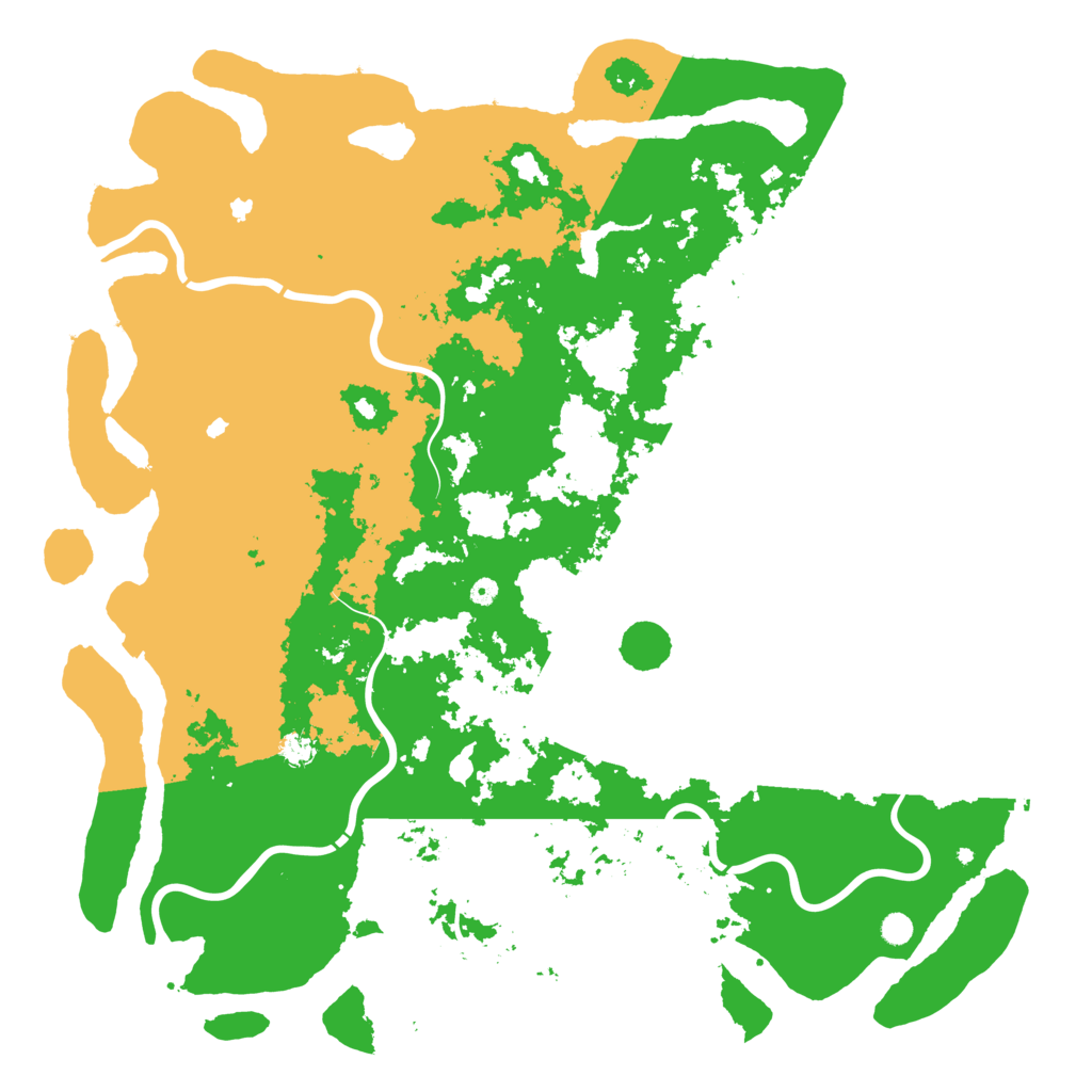 Biome Rust Map: Procedural Map, Size: 6000, Seed: 63856116