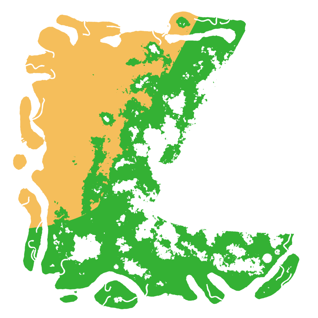 Biome Rust Map: Procedural Map, Size: 6000, Seed: 63856116
