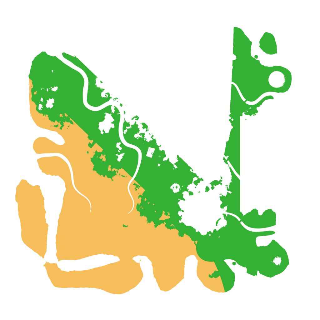 Biome Rust Map: Procedural Map, Size: 3500, Seed: 1376076632