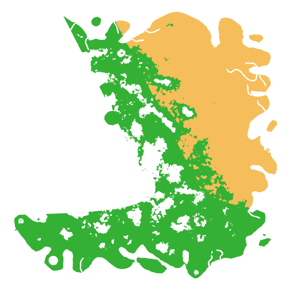 Biome Rust Map: Procedural Map, Size: 5550, Seed: 6543211
