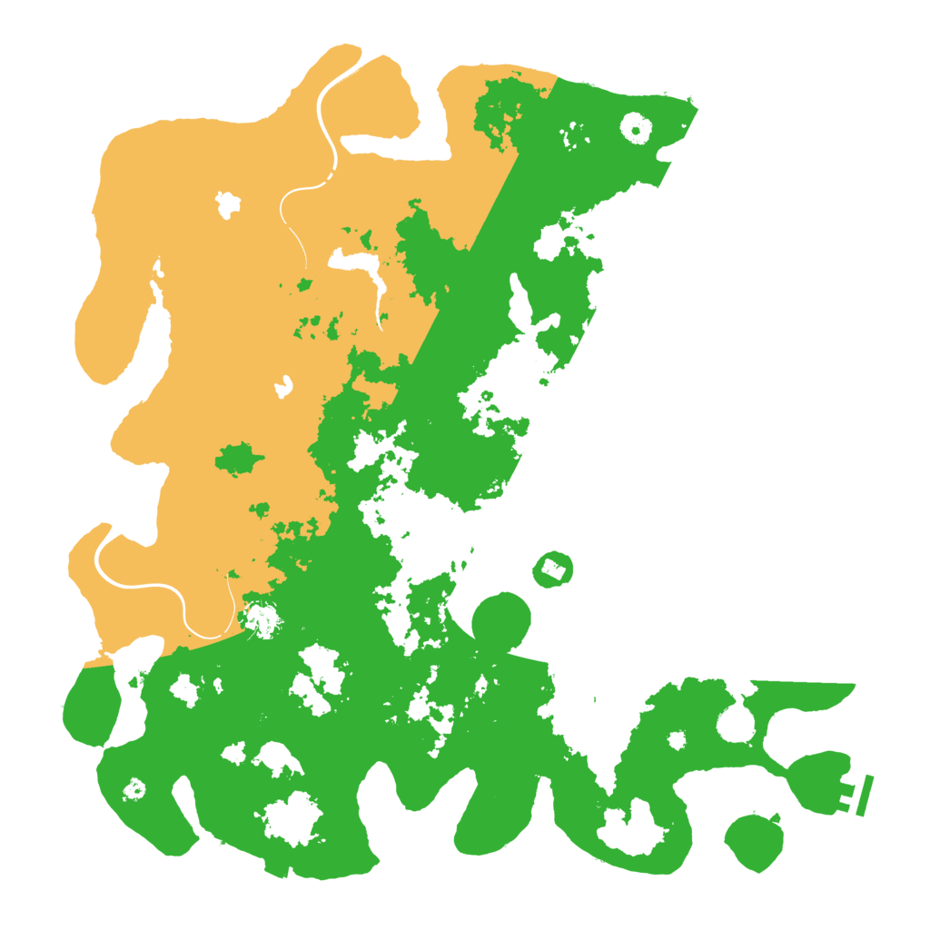 Biome Rust Map: Procedural Map, Size: 4500, Seed: 550