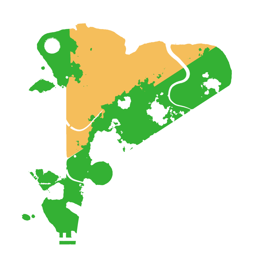 Biome Rust Map: Procedural Map, Size: 3000, Seed: 94422390
