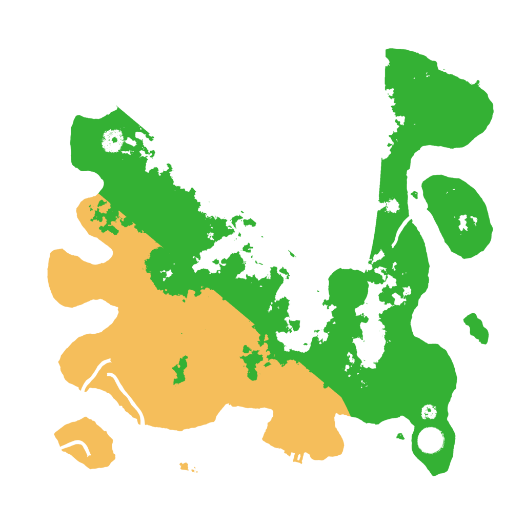 Biome Rust Map: Procedural Map, Size: 3500, Seed: 1682389772