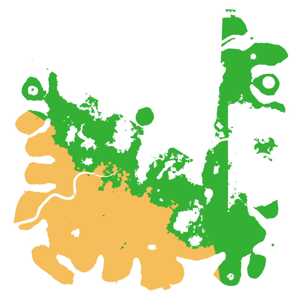 Biome Rust Map: Procedural Map, Size: 4600, Seed: 464787077