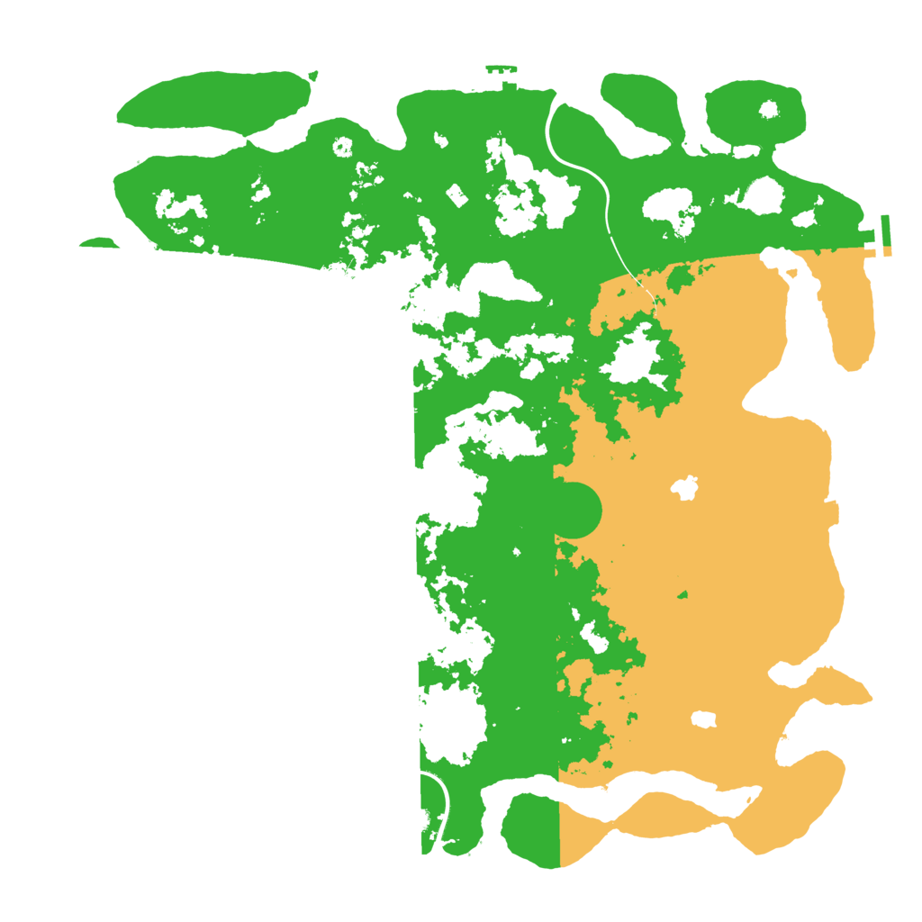 Biome Rust Map: Procedural Map, Size: 4500, Seed: 33597