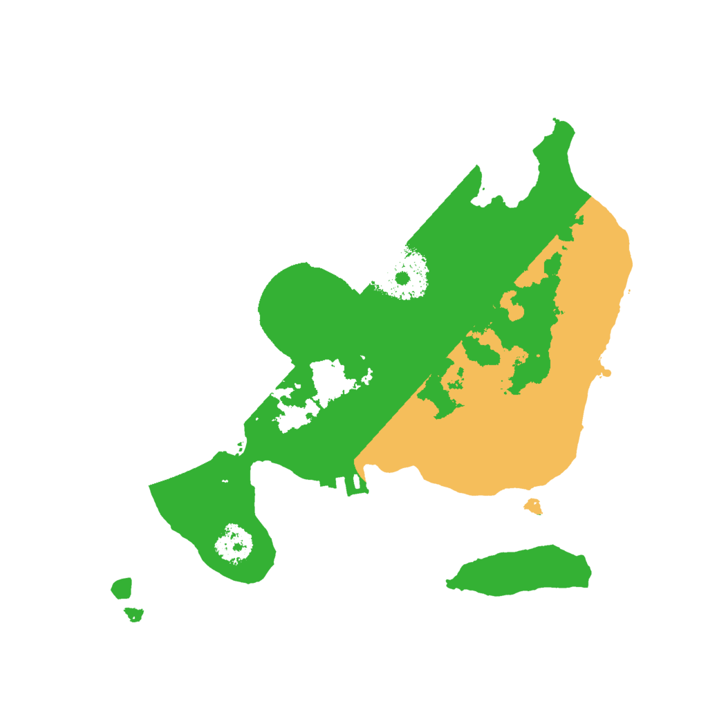 Biome Rust Map: Procedural Map, Size: 2000, Seed: 653495