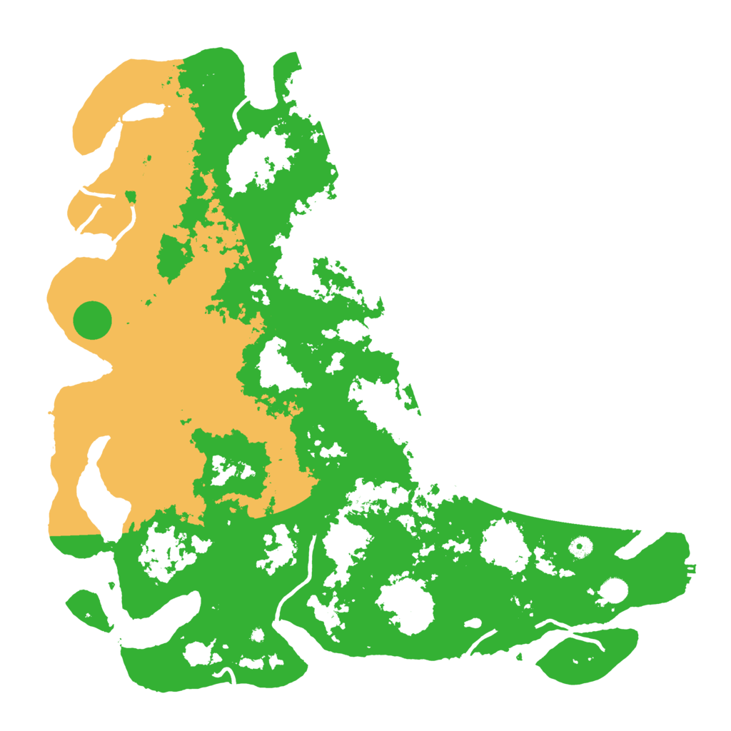 Biome Rust Map: Procedural Map, Size: 5000, Seed: 94769159