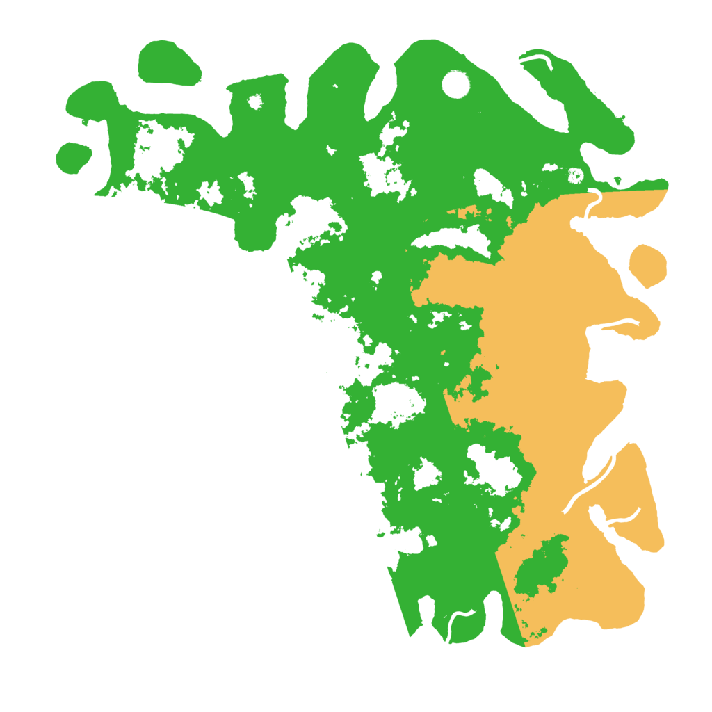 Biome Rust Map: Procedural Map, Size: 4500, Seed: 353829295