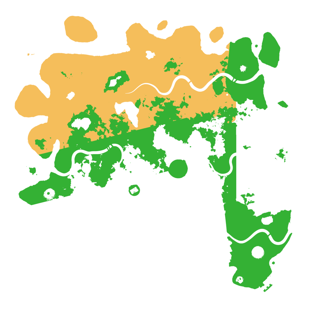 Biome Rust Map: Procedural Map, Size: 4500, Seed: 401171486