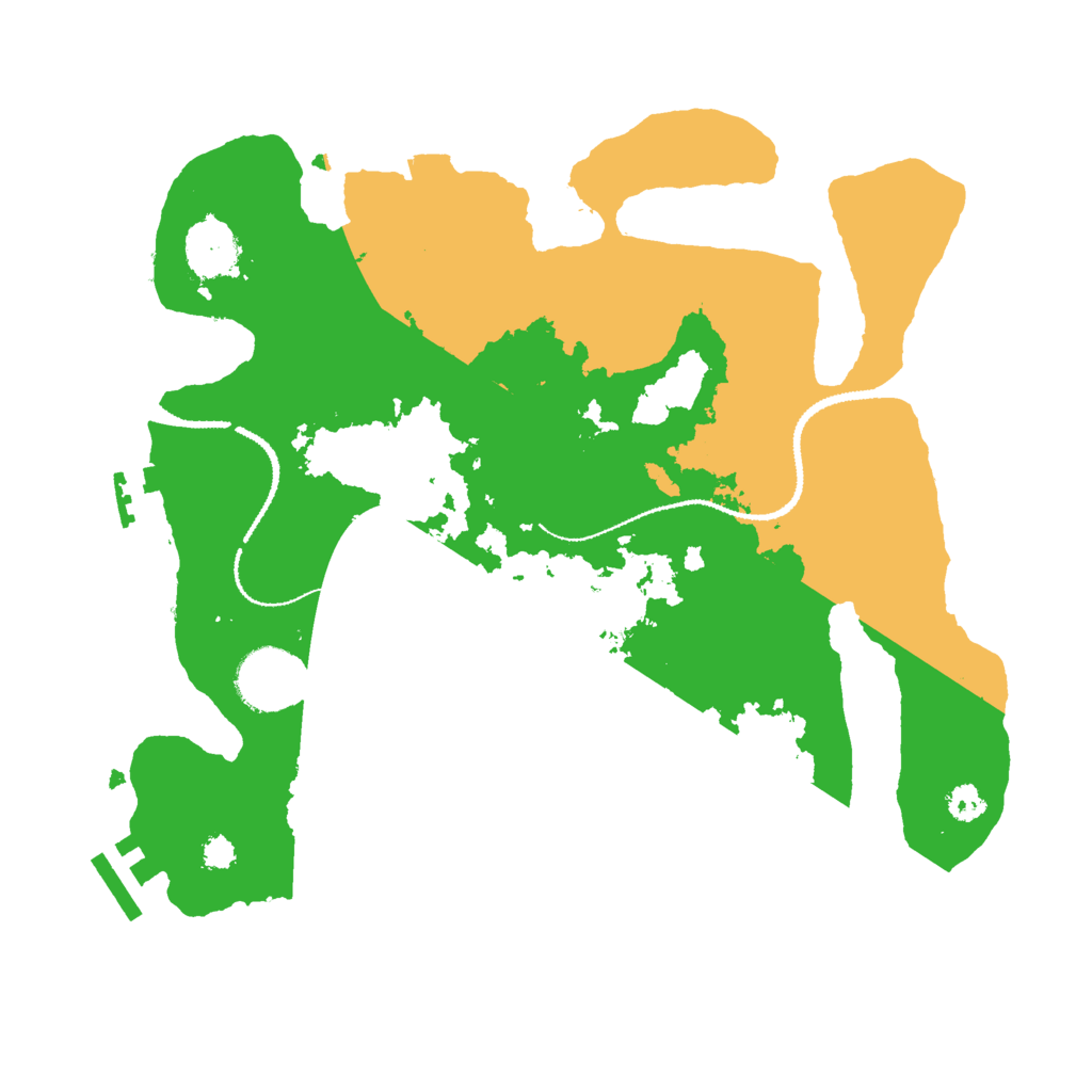 Biome Rust Map: Procedural Map, Size: 3000, Seed: 37193