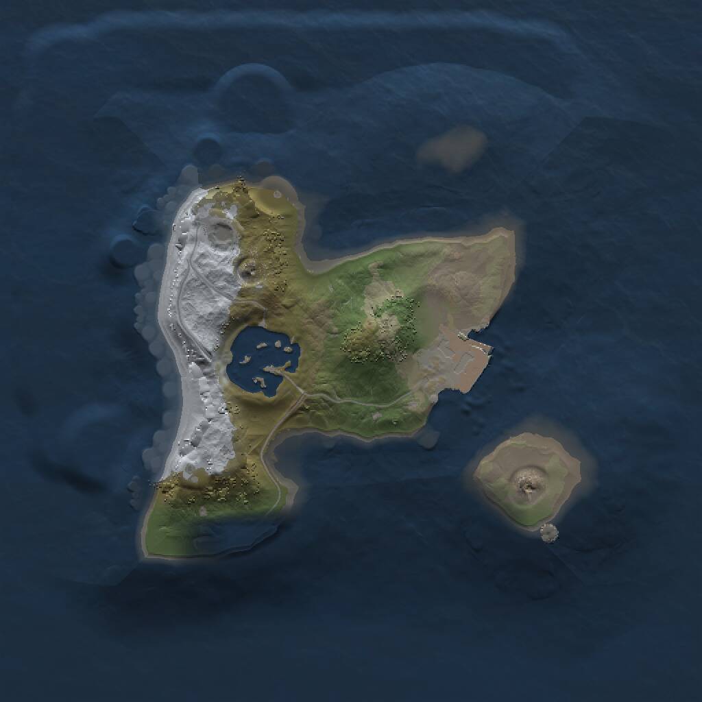 Rust Map: Procedural Map, Size: 1530, Seed: 7895424, 2 Monuments