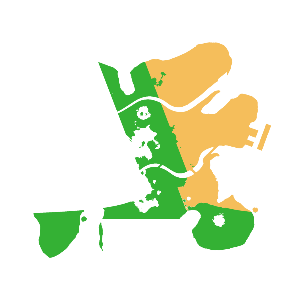 Biome Rust Map: Procedural Map, Size: 2200, Seed: 7111985