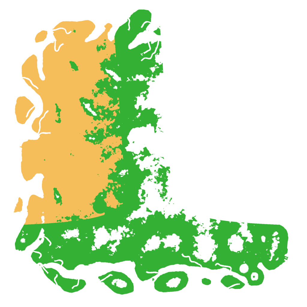 Biome Rust Map: Procedural Map, Size: 6000, Seed: 59103157