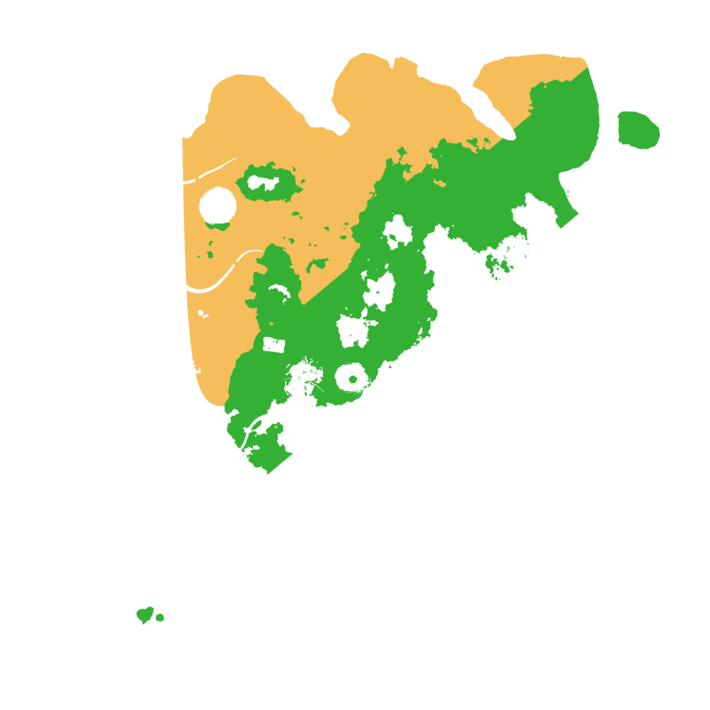 Biome Rust Map: Procedural Map, Size: 3500, Seed: 220224