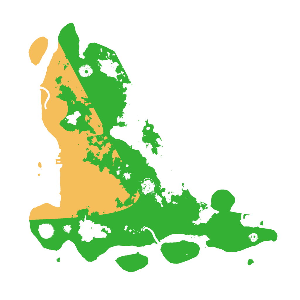Biome Rust Map: Procedural Map, Size: 3550, Seed: 735435935