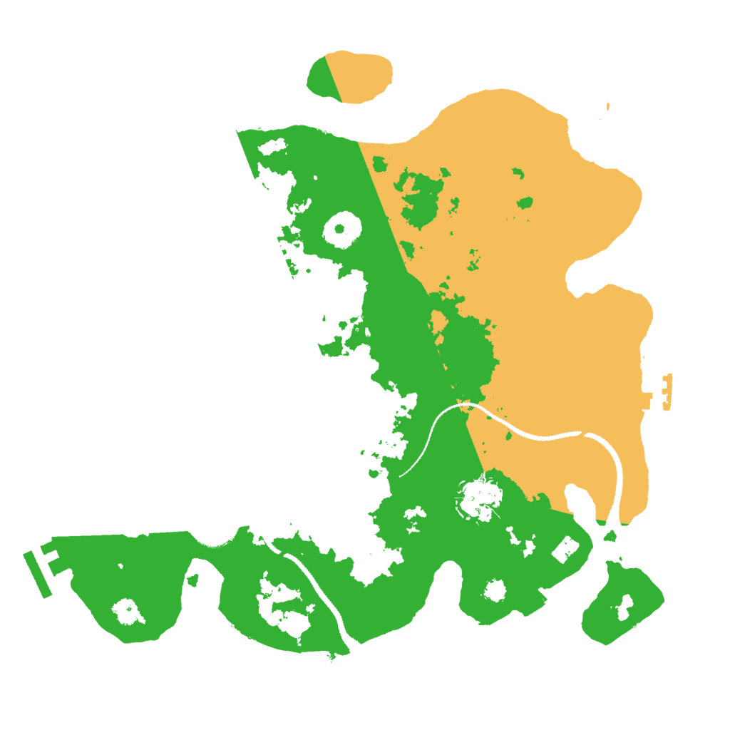 Biome Rust Map: Procedural Map, Size: 3000, Seed: 407445286
