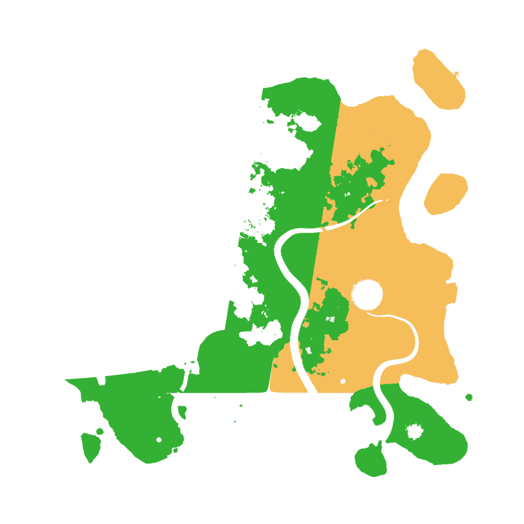 Biome Rust Map: Procedural Map, Size: 3000, Seed: 30690