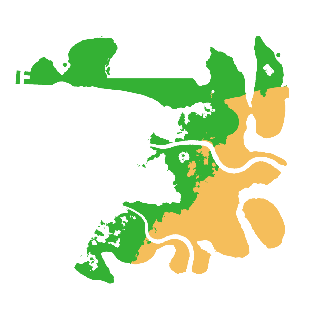Biome Rust Map: Procedural Map, Size: 3000, Seed: 863920875