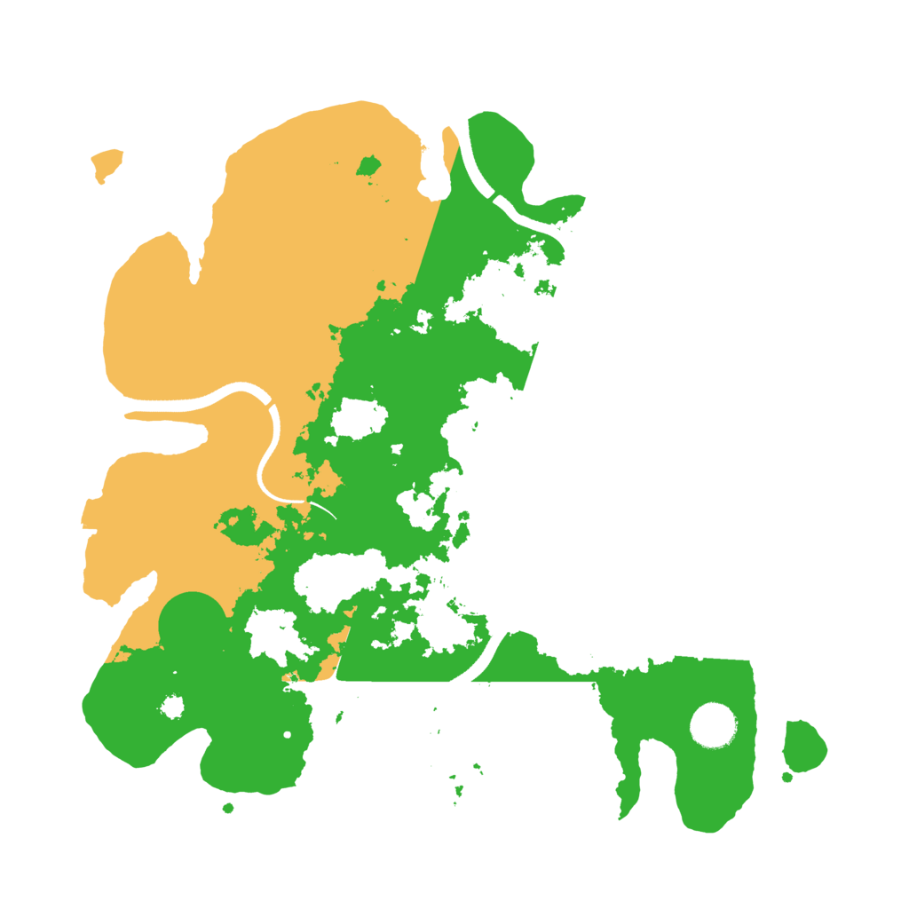 Biome Rust Map: Procedural Map, Size: 3500, Seed: 94886531