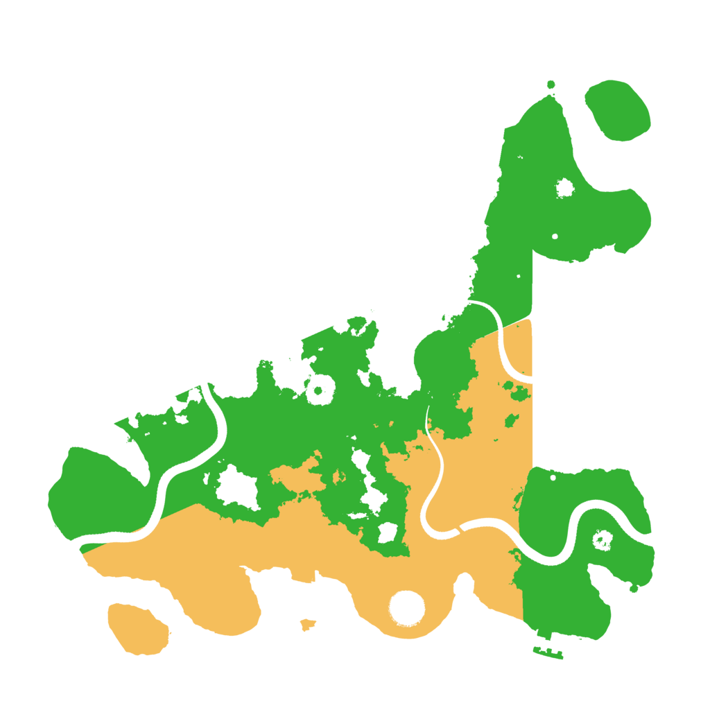 Biome Rust Map: Procedural Map, Size: 3500, Seed: 22776