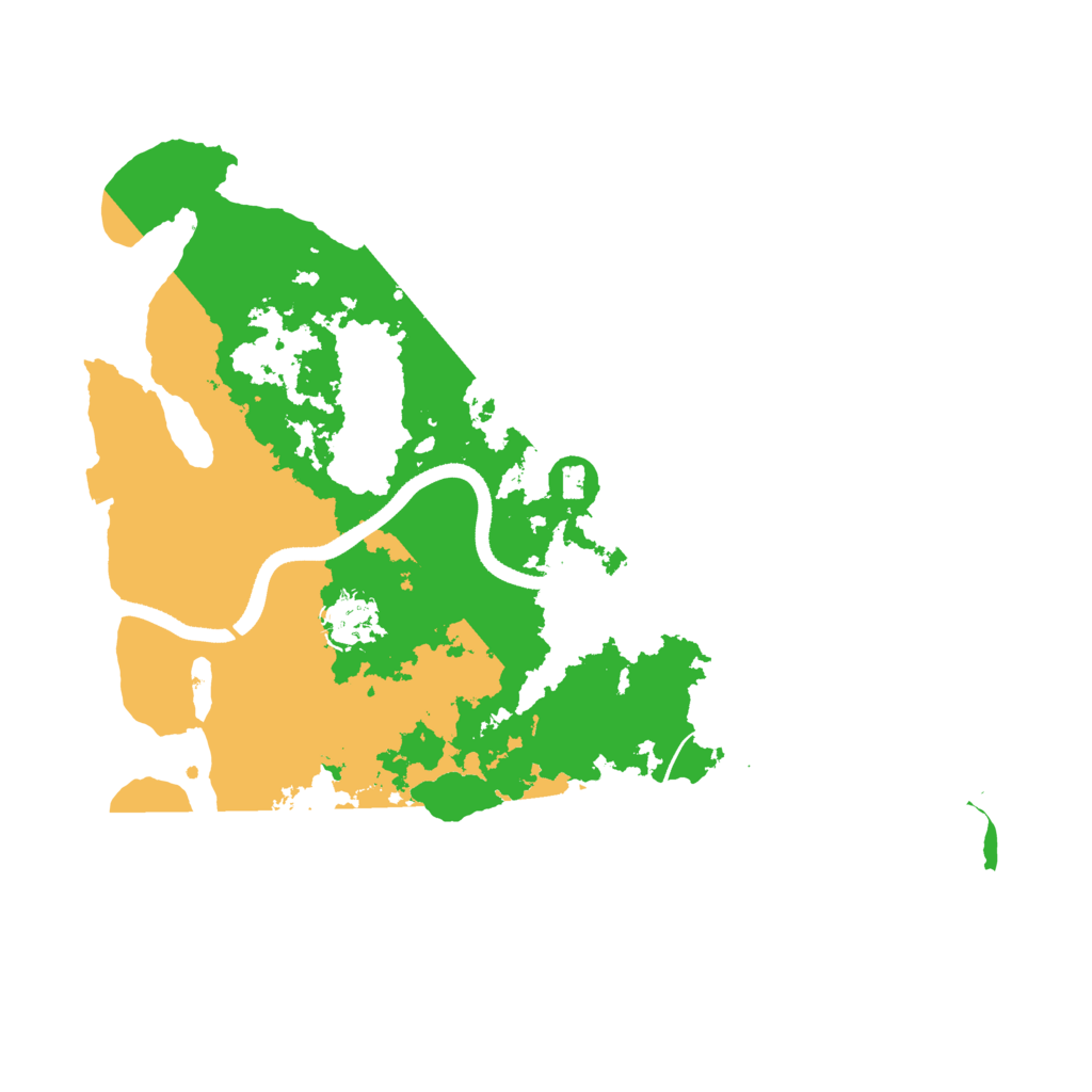 Biome Rust Map: Procedural Map, Size: 3500, Seed: 2103444714