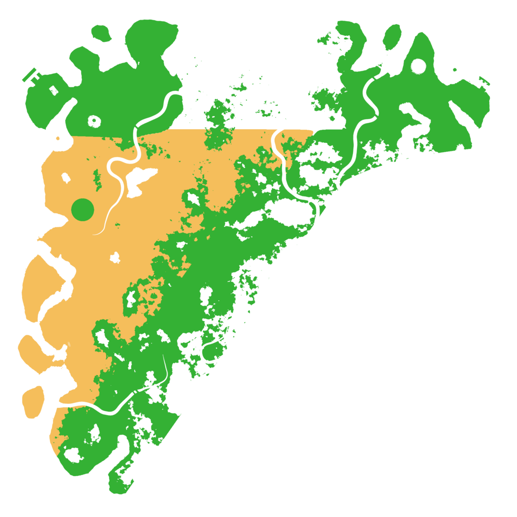 Biome Rust Map: Procedural Map, Size: 6000, Seed: 422016434