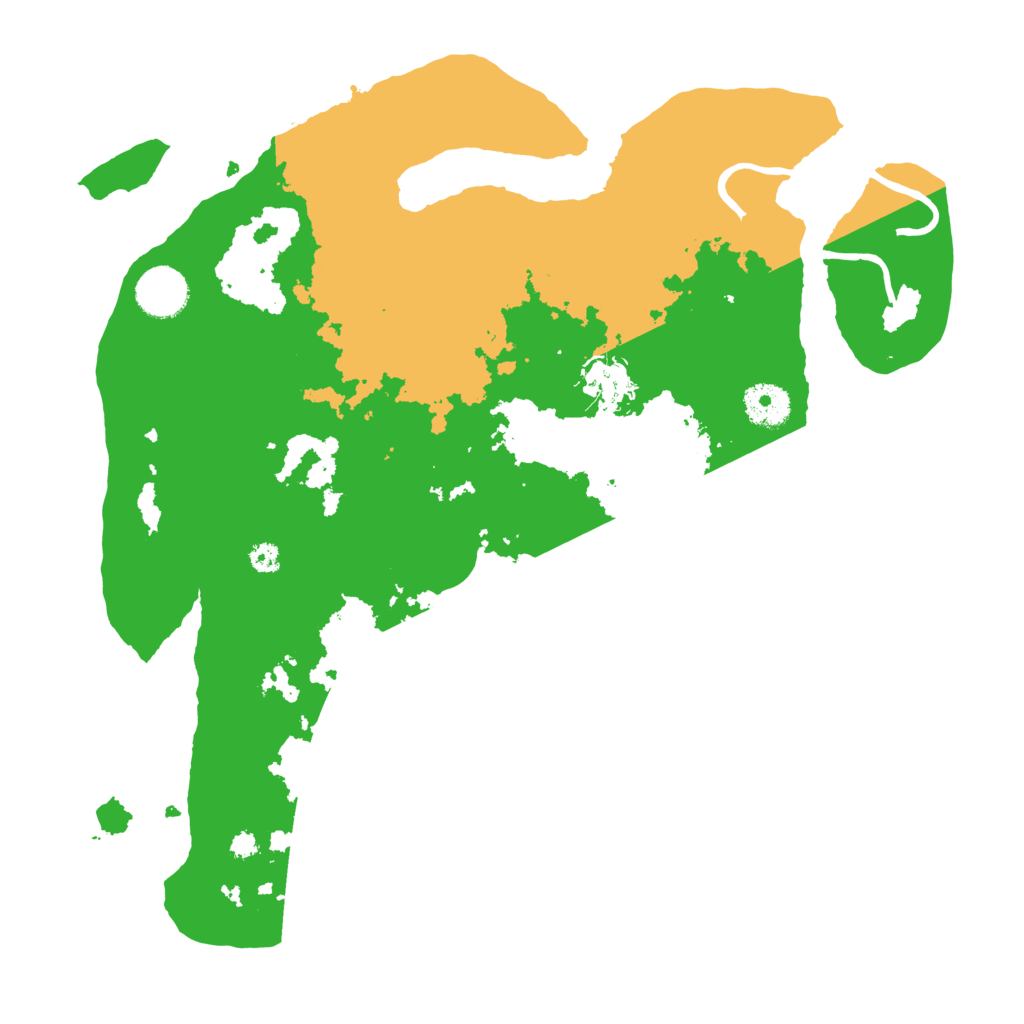 Biome Rust Map: Procedural Map, Size: 3500, Seed: 63488344