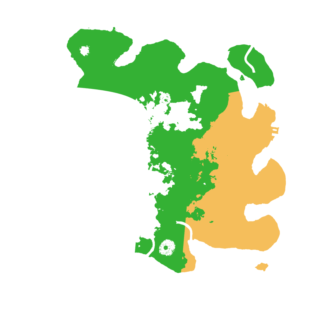 Biome Rust Map: Procedural Map, Size: 3000, Seed: 1390767701