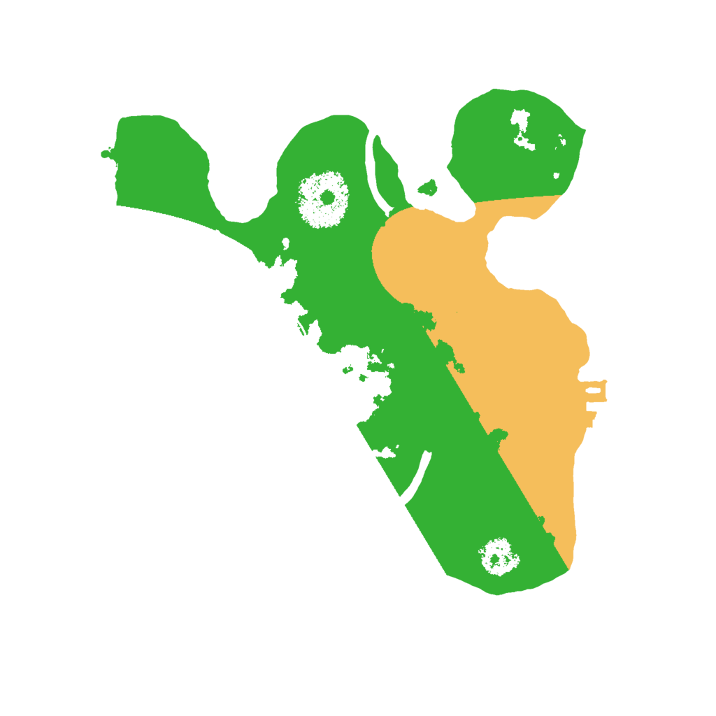 Biome Rust Map: Procedural Map, Size: 2000, Seed: 407