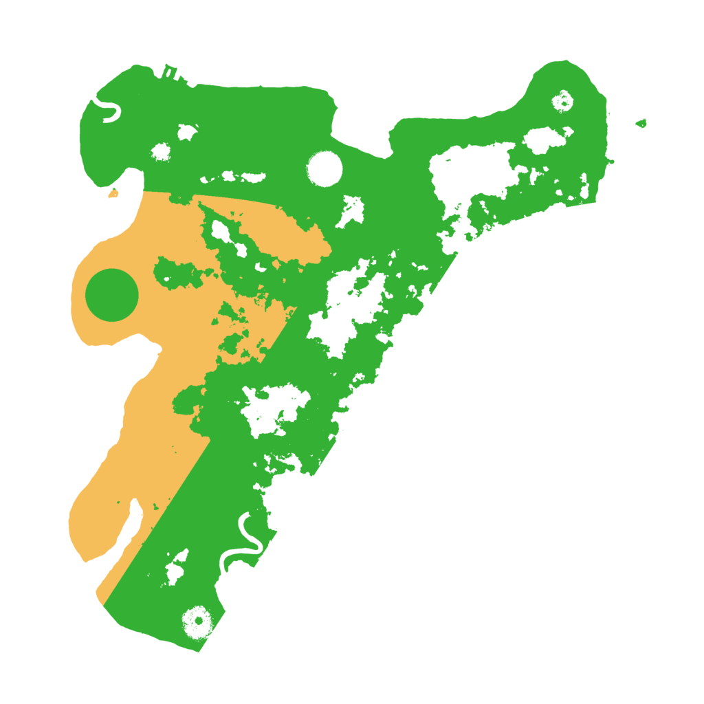 Biome Rust Map: Procedural Map, Size: 3500, Seed: 35554230