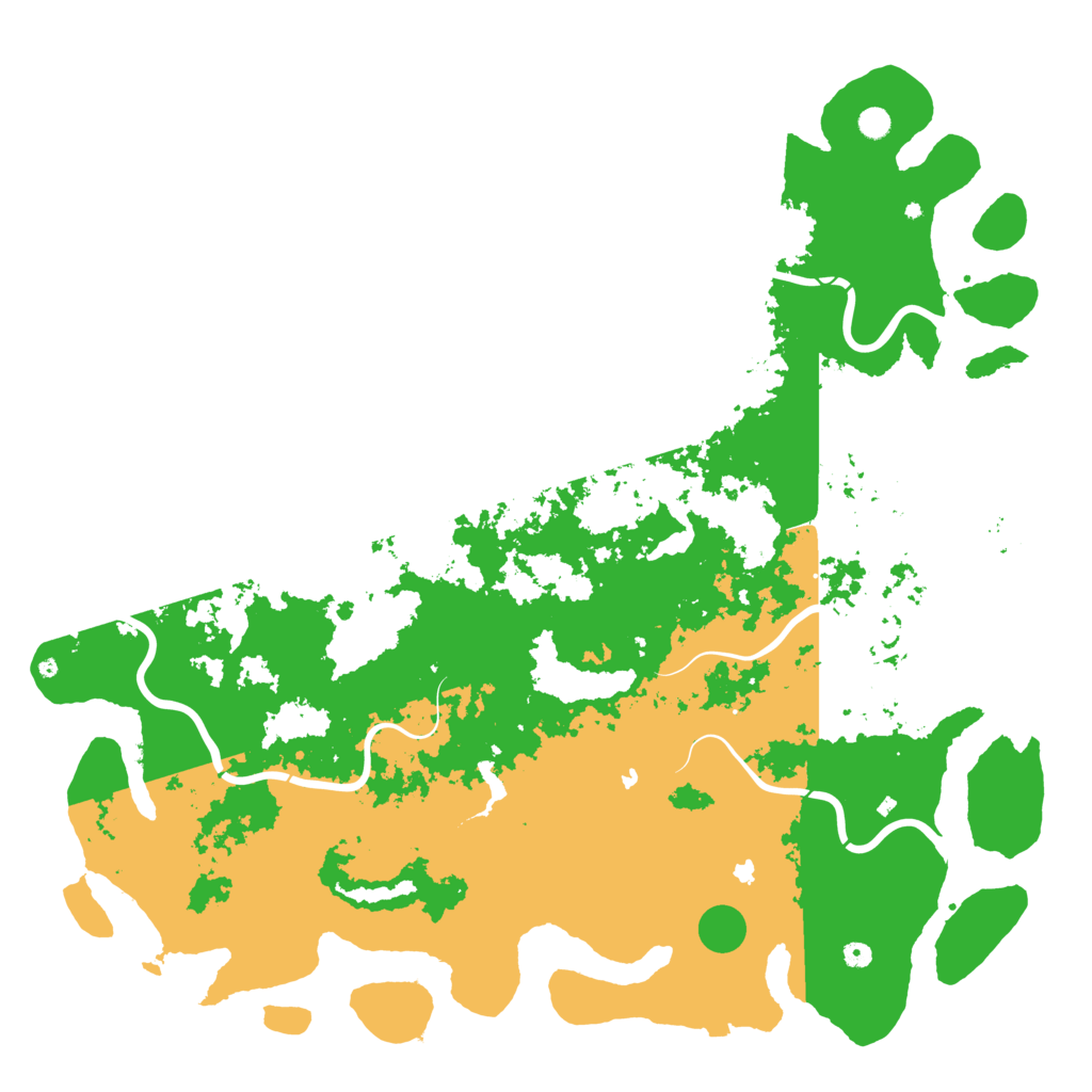 Biome Rust Map: Procedural Map, Size: 6000, Seed: 888