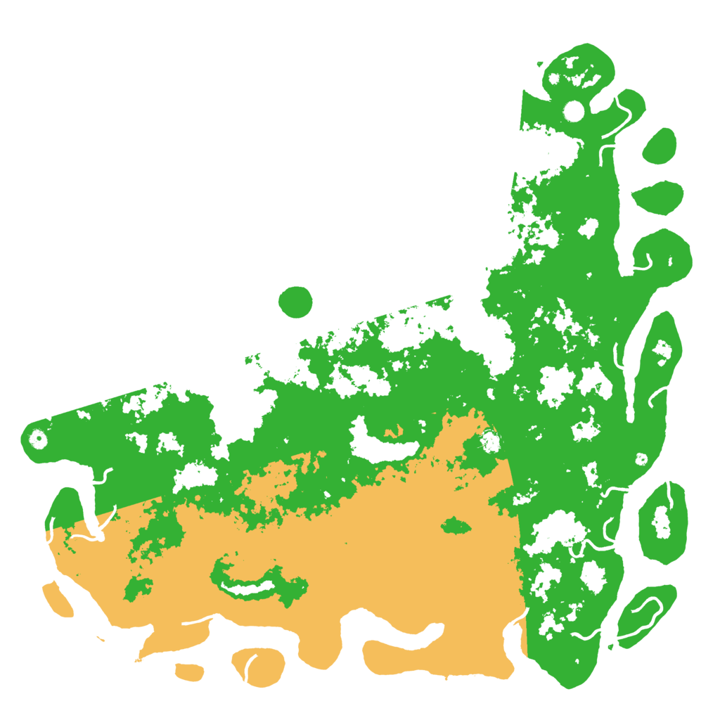 Biome Rust Map: Procedural Map, Size: 6000, Seed: 888