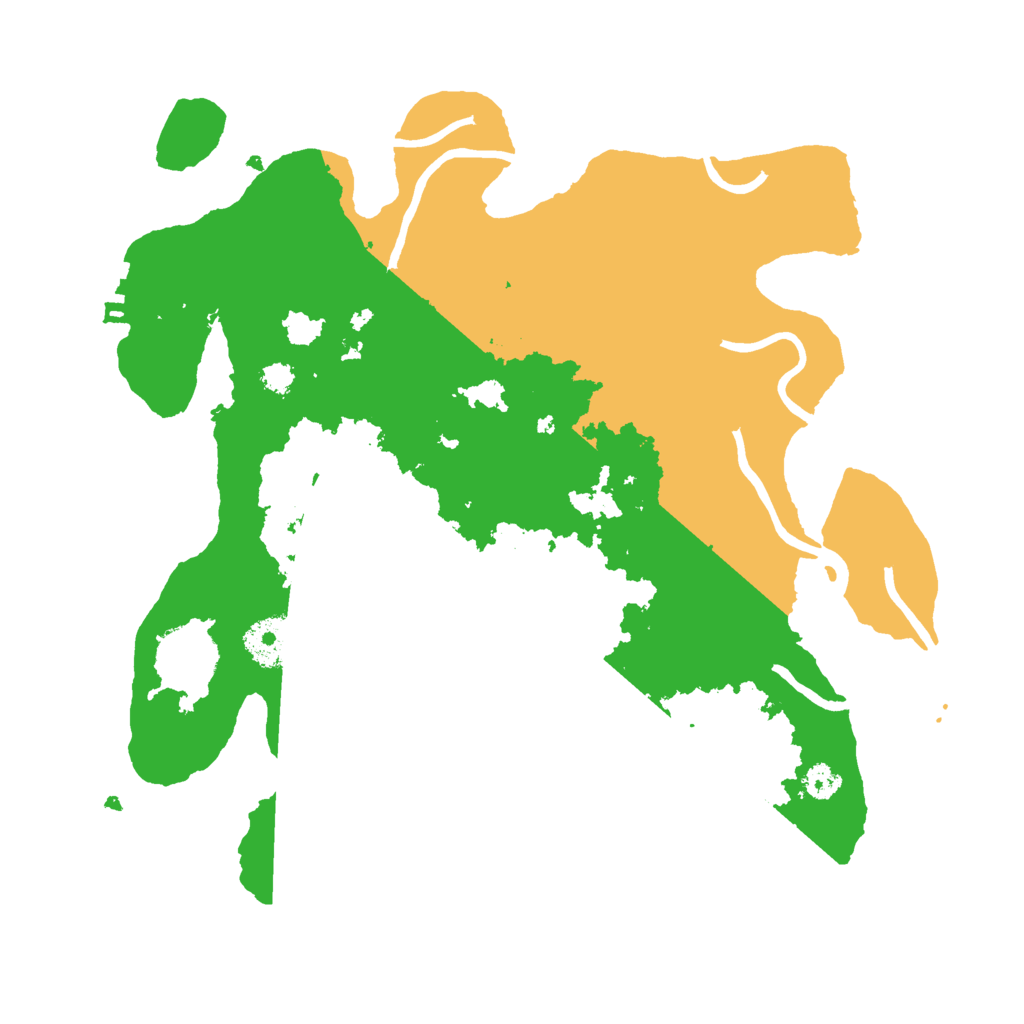 Biome Rust Map: Procedural Map, Size: 3000, Seed: 78334