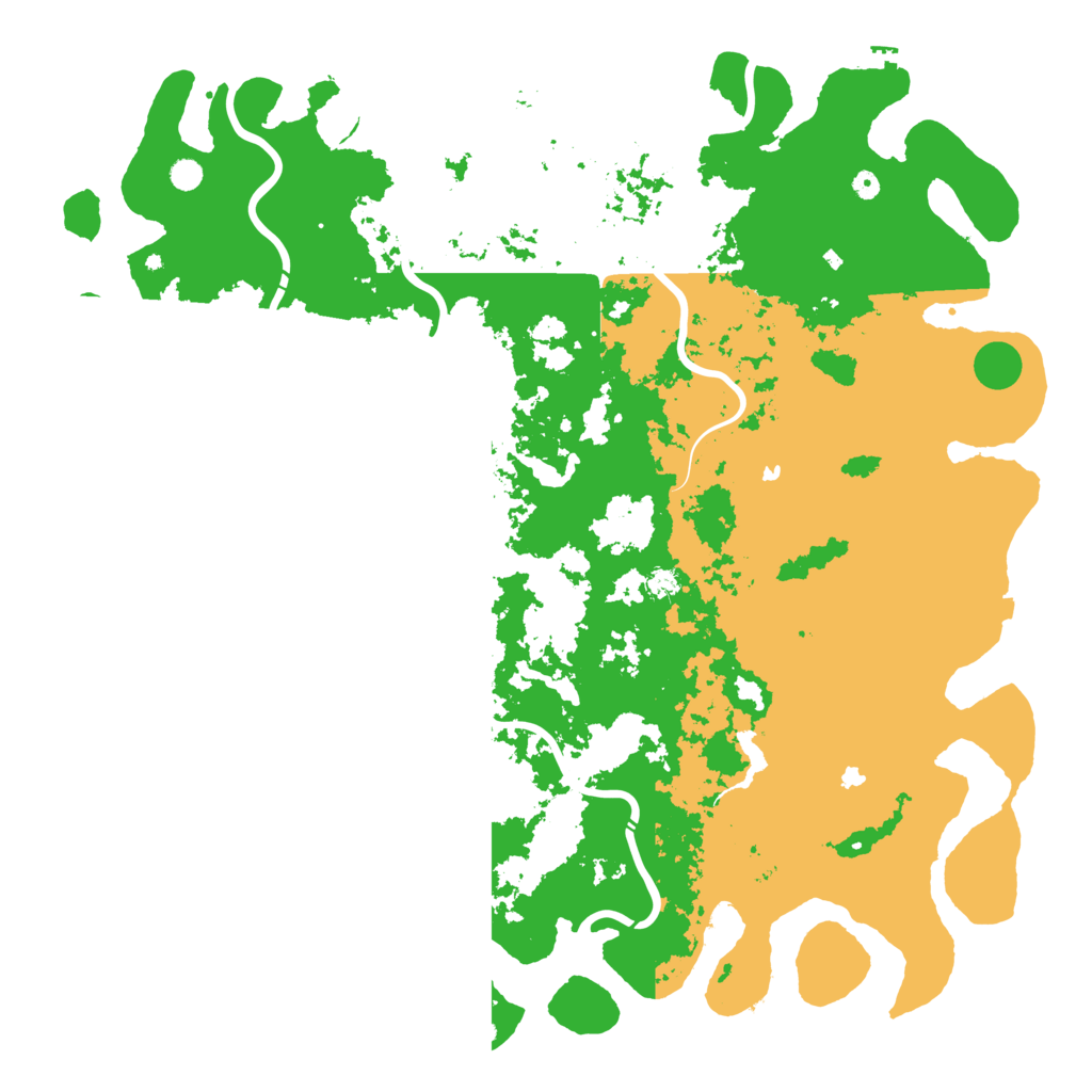 Biome Rust Map: Procedural Map, Size: 6000, Seed: 898159775