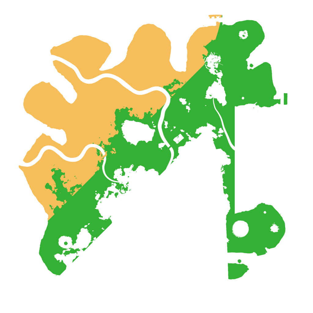 Biome Rust Map: Procedural Map, Size: 3500, Seed: 55634322