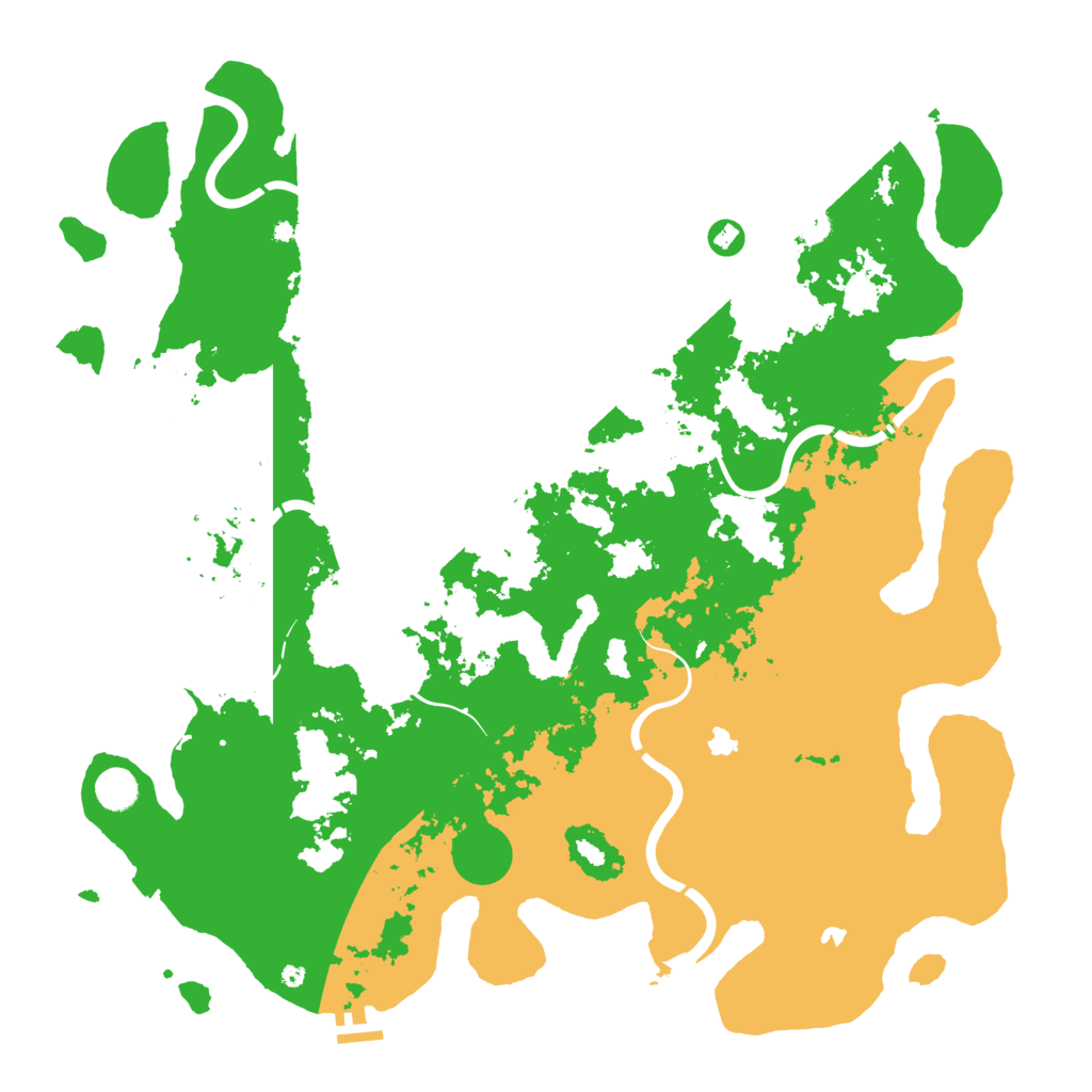 Biome Rust Map: Procedural Map, Size: 4800, Seed: 2080441127