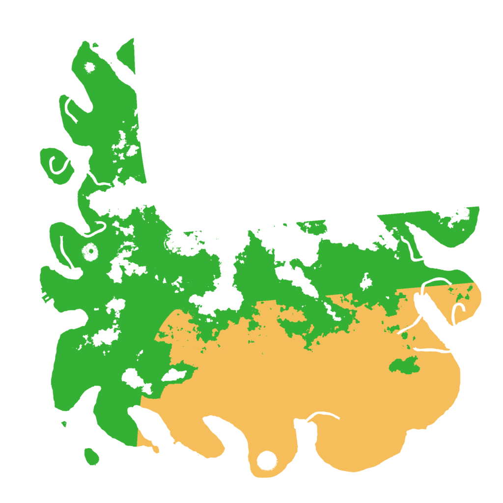 Biome Rust Map: Procedural Map, Size: 4500, Seed: 838424009