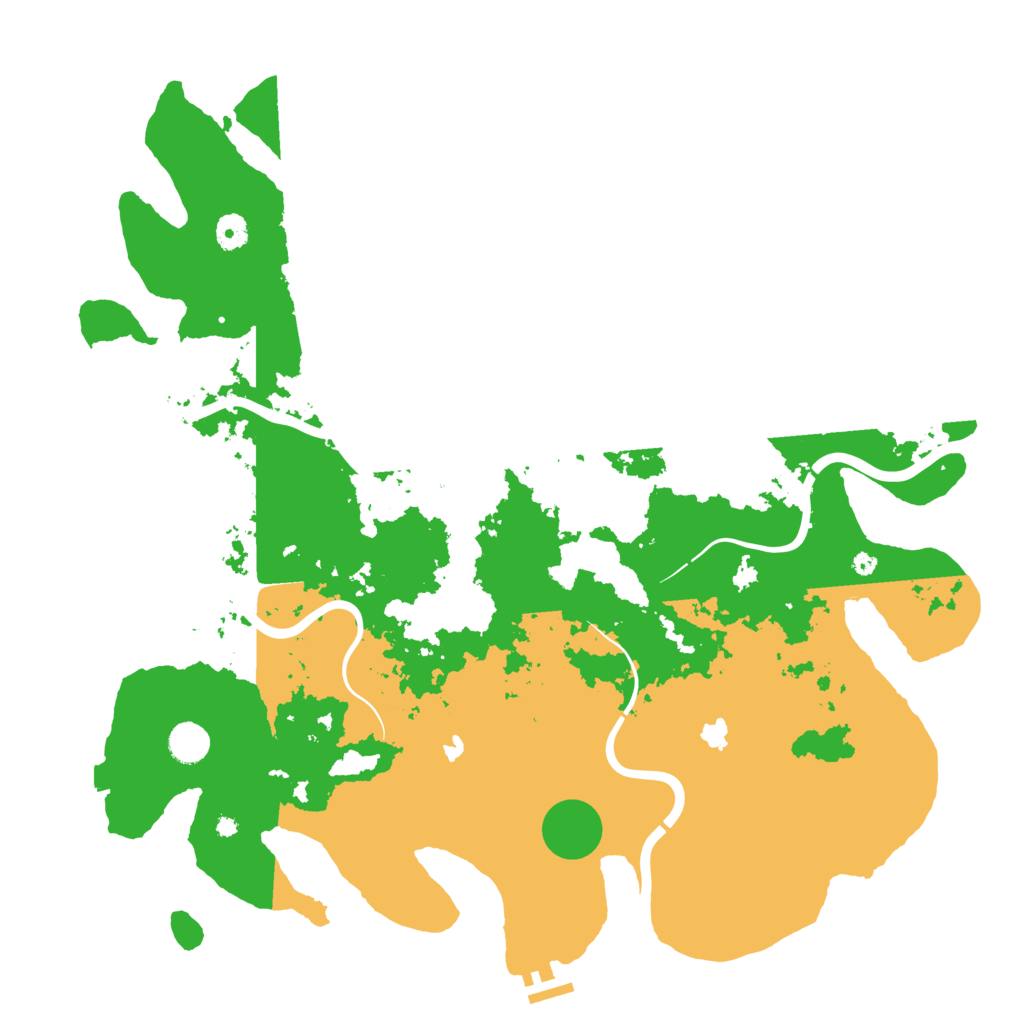 Biome Rust Map: Procedural Map, Size: 4500, Seed: 838424009