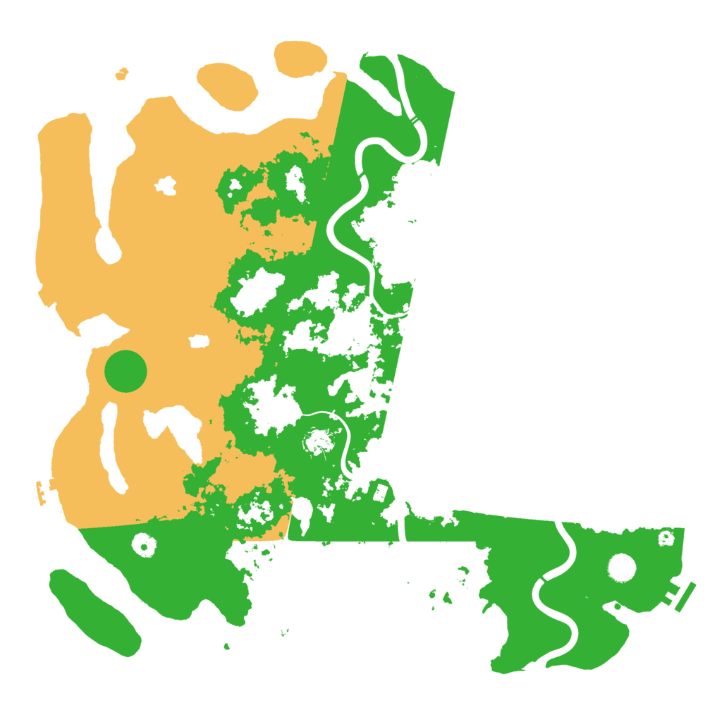 Biome Rust Map: Procedural Map, Size: 4500, Seed: 671826189