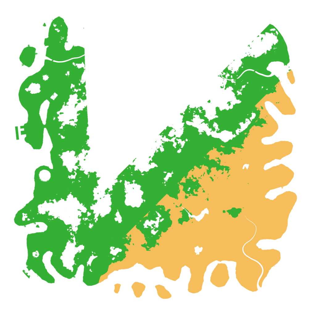 Biome Rust Map: Procedural Map, Size: 4800, Seed: 2110099557