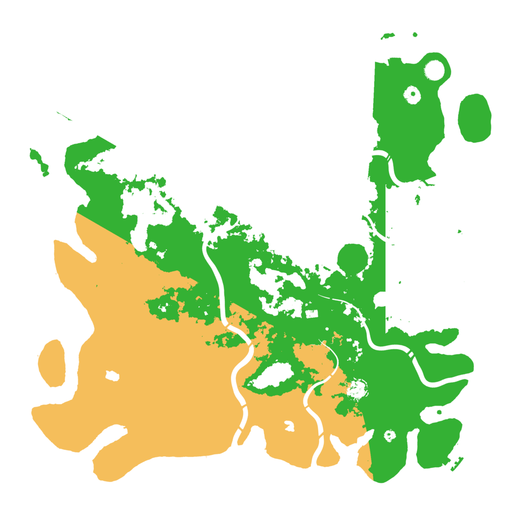 Biome Rust Map: Procedural Map, Size: 4500, Seed: 547821