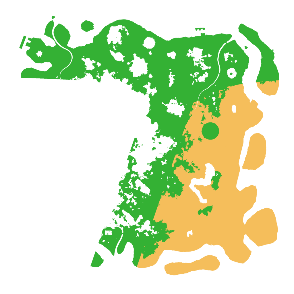 Biome Rust Map: Procedural Map, Size: 4500, Seed: 1797962725