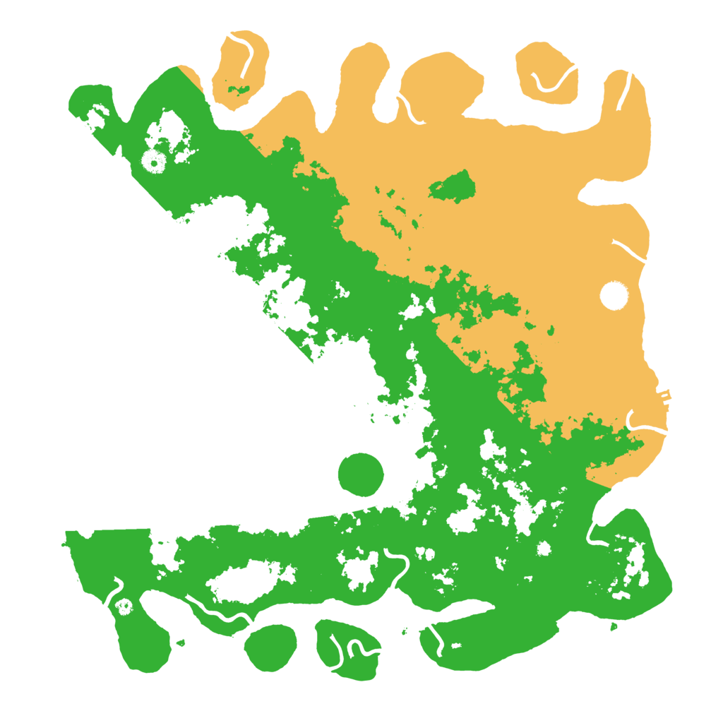 Biome Rust Map: Procedural Map, Size: 4500, Seed: 1998525293
