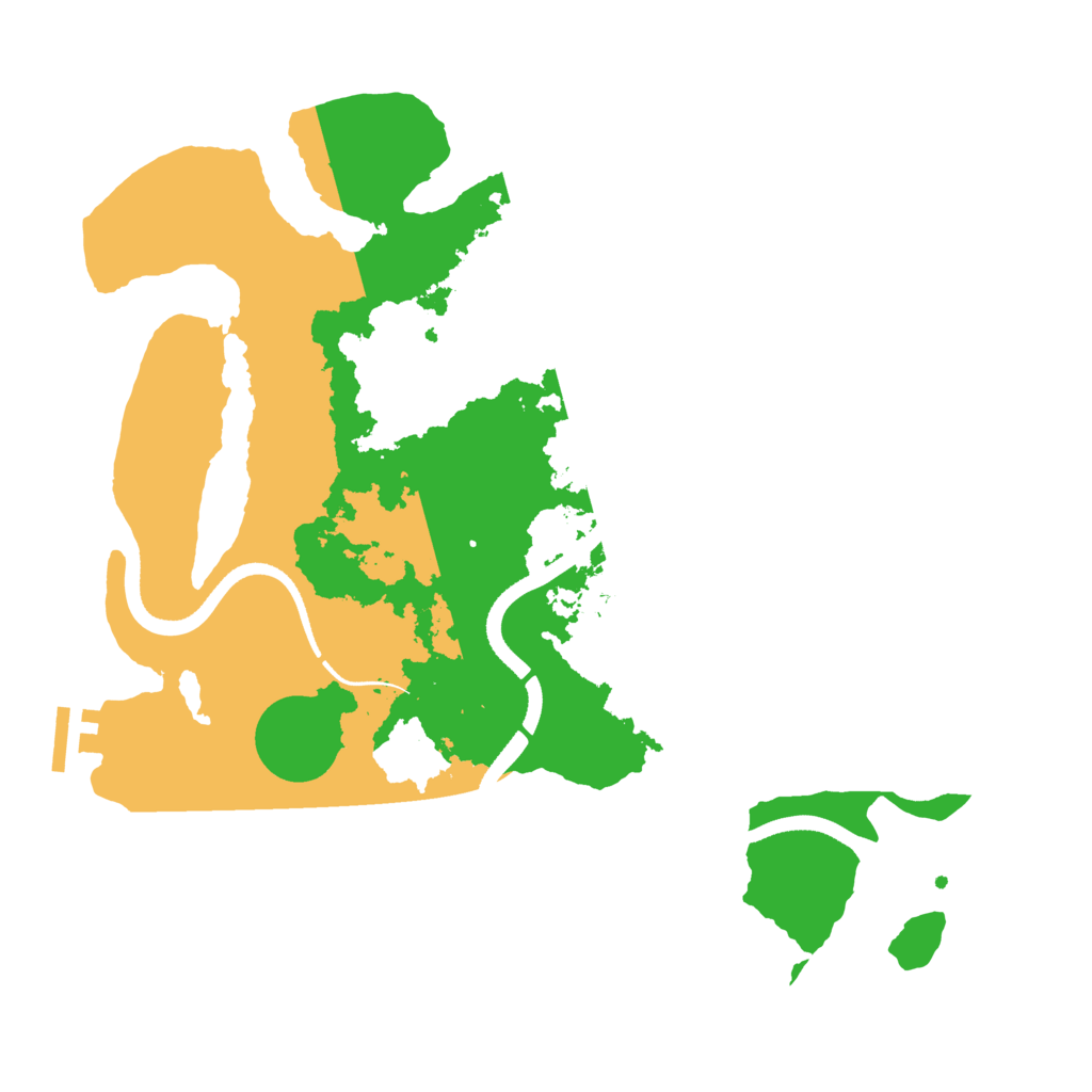 Biome Rust Map: Procedural Map, Size: 3400, Seed: 407748571