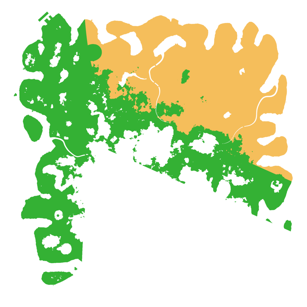 Biome Rust Map: Procedural Map, Size: 5000, Seed: 3845691